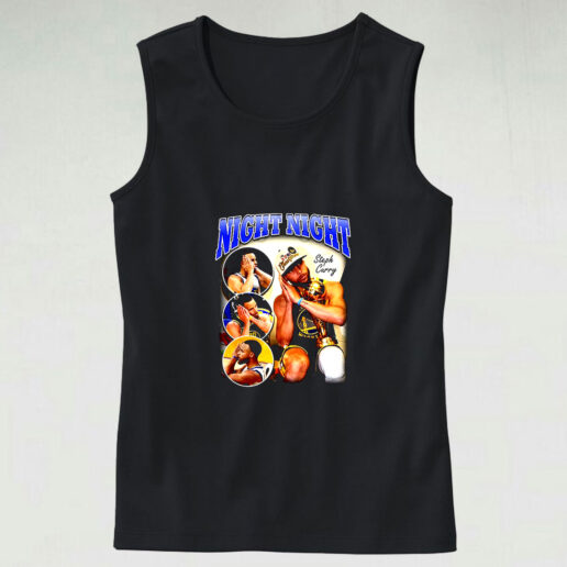 Tank Top Steph Curry Night Night 90s Style