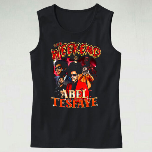 Tank Top The Weekend Abel Tesfaye 90s Style