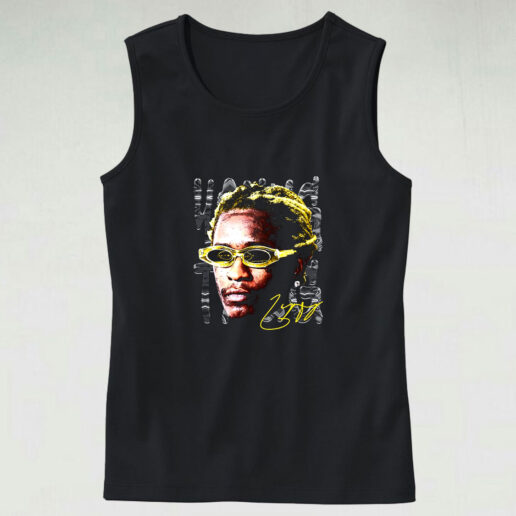 Tank Top Young Thug Head Sign 90s Style