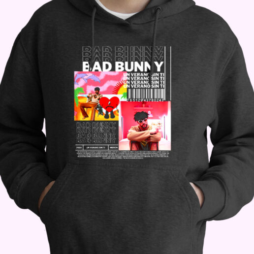 Trendy Homage Bad Bunny Un Verano Sin Ti Hoodie Style