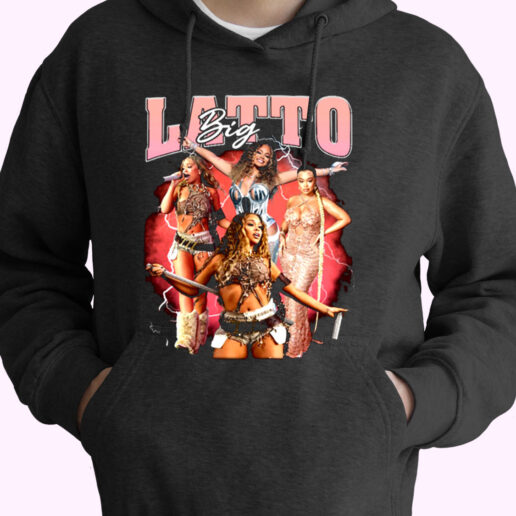 Trendy Homage Big Latto Concert Hoodie Style