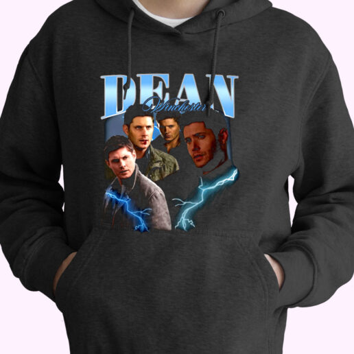 Trendy Homage Dean Winchester Supernatural Hoodie Style