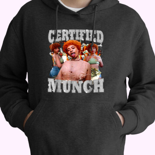 Trendy Homage Ice Spice Certified Munch Hoodie Style