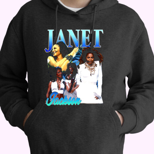 Trendy Homage Janet Jackson Concert Hoodie Style