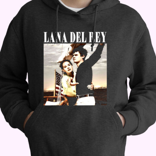 Trendy Homage Lana Del Rey Romantic Ship Hoodie Style