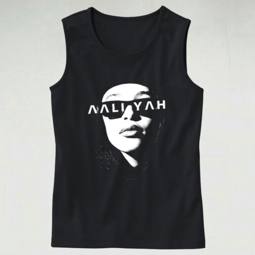 Trendy Tank Top Aaliyah Girl Rapper Photoshoot Design