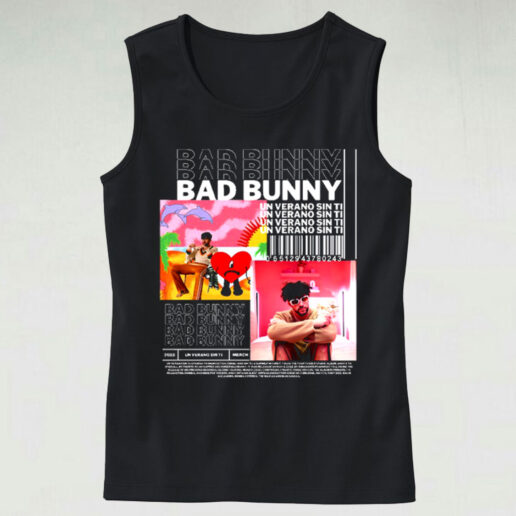 Trendy Tank Top Bad Bunny Un Verano Sin Ti Design