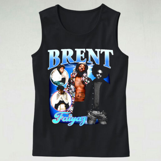 Trendy Tank Top Brent Faiyaz Tatto Homage Design