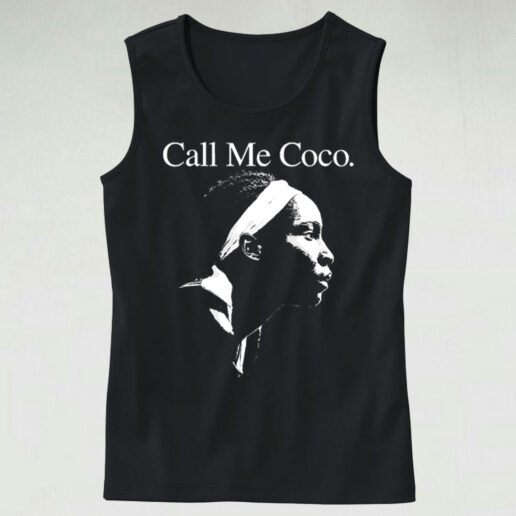 Trendy Tank Top Coco Gauff Call Me Coco Design