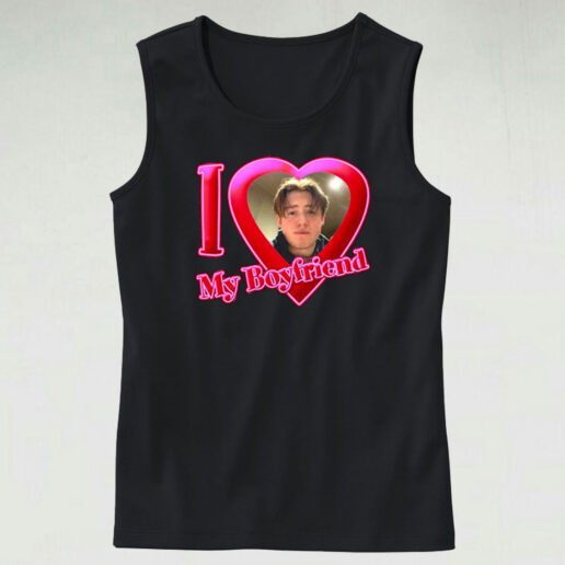 Trendy Tank Top I Love My Boyfriend Kit Connor Design