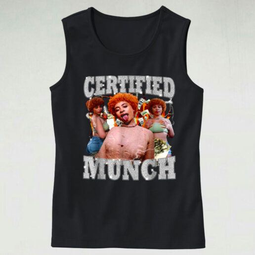 Trendy Tank Top Ice Spice Certified Munch Design