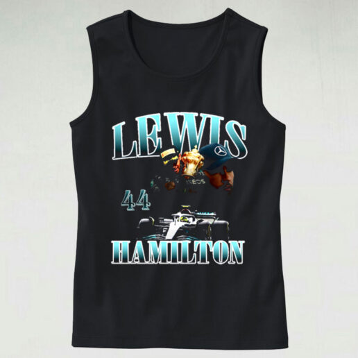 Trendy Tank Top Lewis Hamilton Champions Design