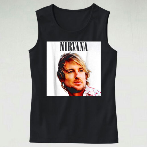 Trendy Tank Top Nirvana Owen Wilson Design