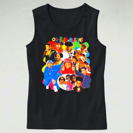 Trendy Tank Top Og Rap Queens Design