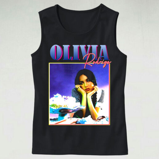 Trendy Tank Top Olivia Rodrigo Sour Tour Homage Design