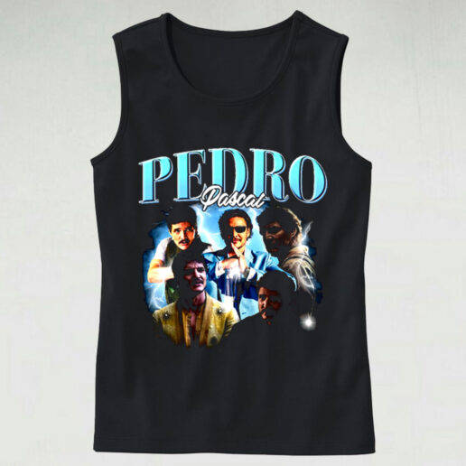 Trendy Tank Top Pedro Pascal Photoshoot Scene Design