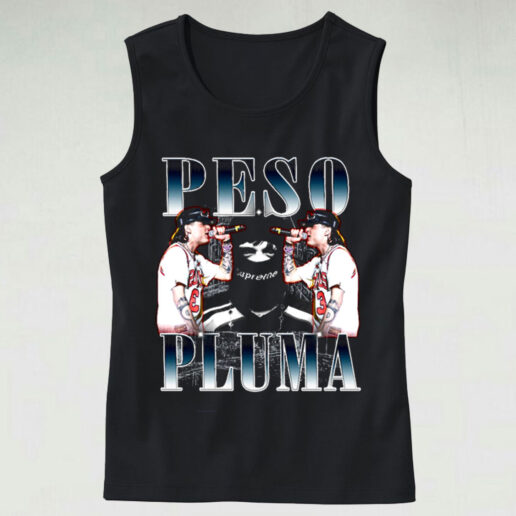 Trendy Tank Top Peso Pluma Hip Hop Design