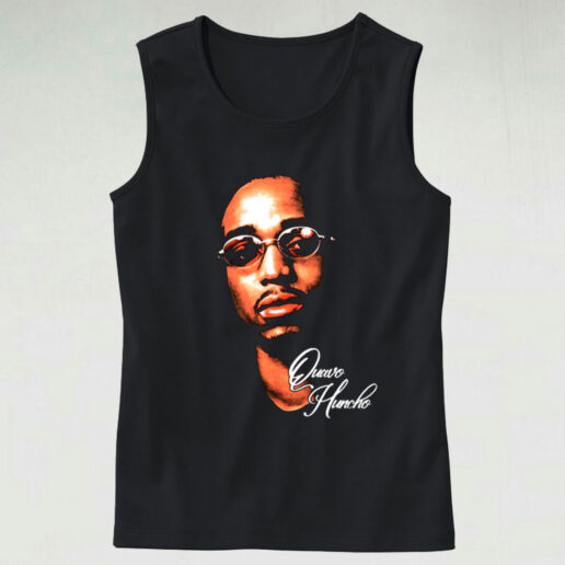 Trendy Tank Top Quavo Huncho Rapper Design