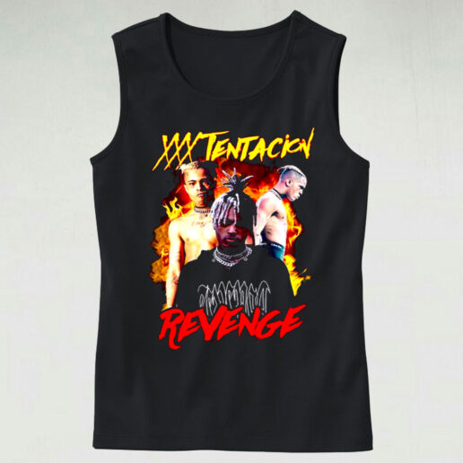 Trendy Tank Top Xxxtentacion Revenge Design