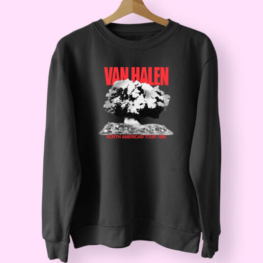 Van Halen North American Tour 1986 Sweatshirt Design