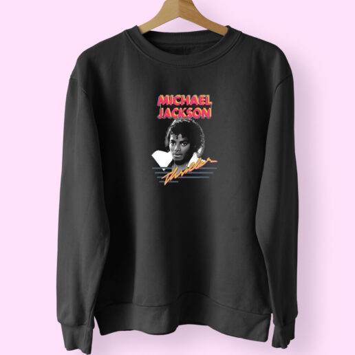 Vintage 1983 Michael Jackson Thriller Sweatshirt Design