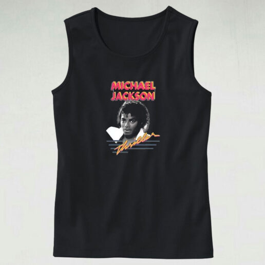 Vintage 1983 Michael Jackson Thriller Tank Top Design