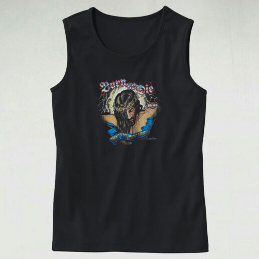 Vintage 1991 Born To Die Jesus Tank Top Design