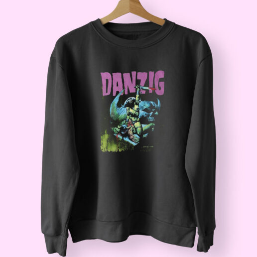 Vintage 1992 Danzig How The Gods Kill Tour Sweatshirt Design