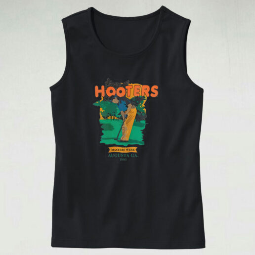 Vintage 1993 Hooters Masters Week Hooters Golf Tank Top Design