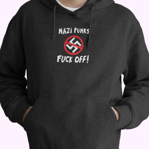 Vintage 1997 Dead Kennedys Fuck Off Nazi Punks Hoodie Design