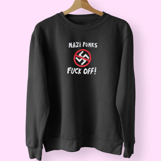 Vintage 1997 Dead Kennedys Fuck Off Nazi Punks Sweatshirt Design