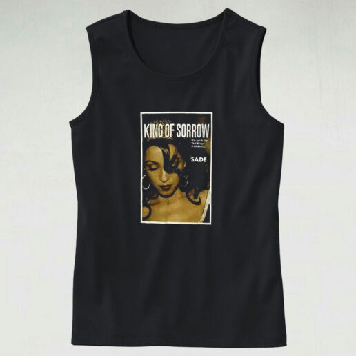 Vintage 2001 Sade King Of Sorrow Tank Top Design