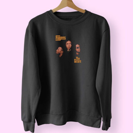 Vintage 90's Fugees The Score Rap Sweatshirt Design