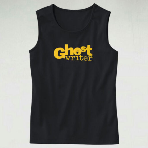 Vintage 90s Nike Ghost Writer Tank Top Design