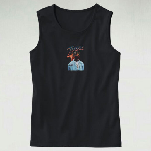 Vintage 90s Retro 2pac Tank Top Design