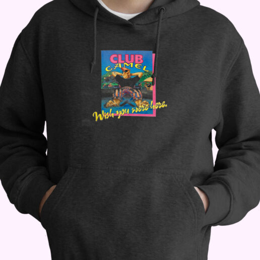 Vintage Club Camel Member Hoodie Design