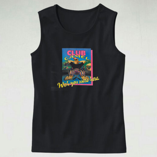 Vintage Club Camel Member Tank Top Design