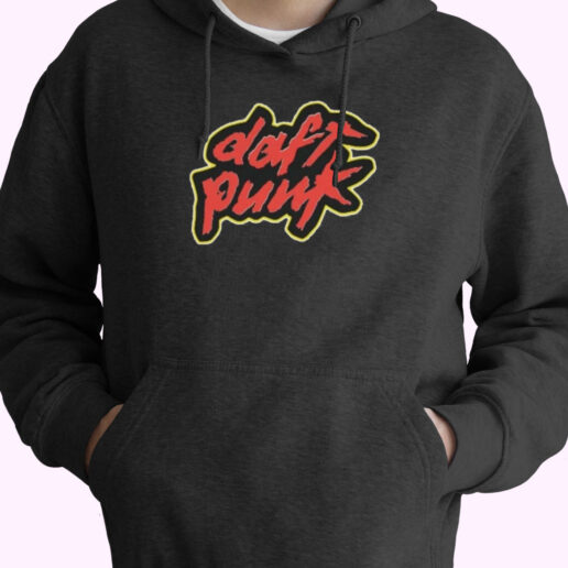 Vintage Daft Punk Homework Logo Graphic Hoodie Design