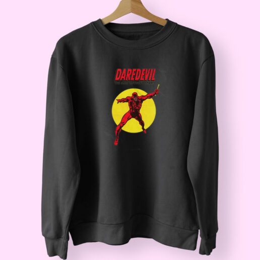 Vintage Daredevil The Man Without Fear Sweatshirt Design