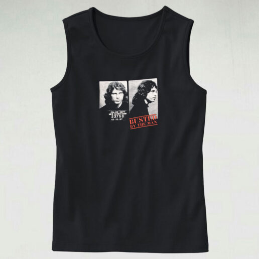 Vintage Jim Morrison The Doors Busted Tank Top Design