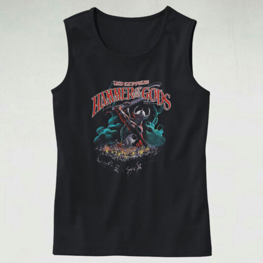 Vintage Led Zeppelin Overlord Tank Top Design