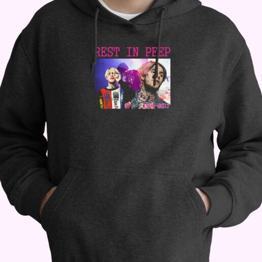 Vintage Lil Peep Rest In Peace Retro Hoodie Design