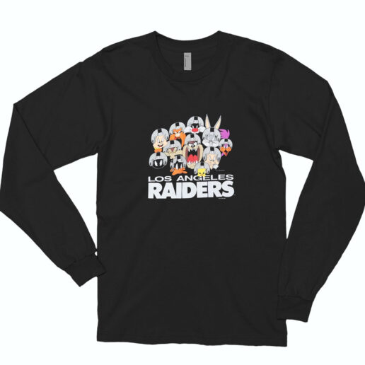 Vintage Looney Tunes La Raiders Parody Long Sleeve Shirt Classic Style