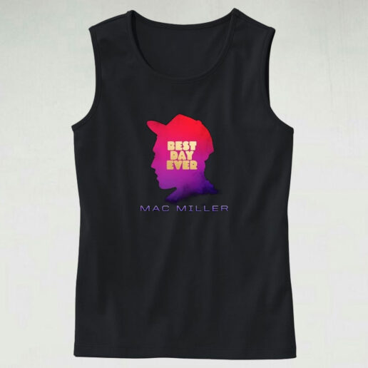 Vintage Mac Miller 2011 Best Day Ever Album Tank Top Design