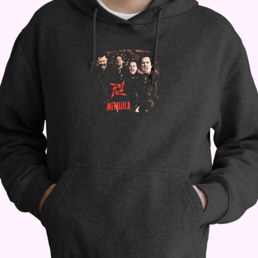 Vintage Metallica On The Load Again Tour Heavy Metal Band Hoodie Design