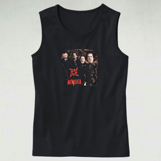 Vintage Metallica On The Load Again Tour Heavy Metal Band Tank Top Design