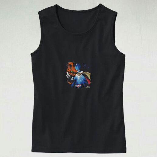 Vintage Space Jam Taz Monster Tank Top Design