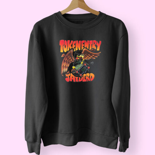 Vintage Token Entry Jaybird Graphic Sweatshirt Design