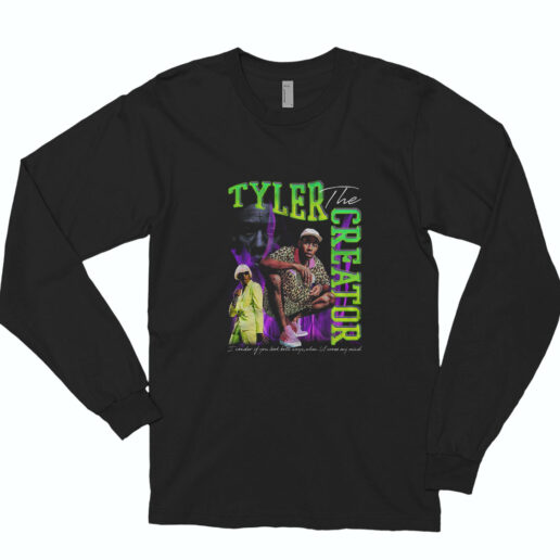 Vintage Tyler The Creator Tylor Rap Long Sleeve Shirt Classic Style