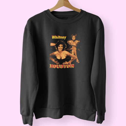 Vintage Whitney Houston Sweatshirt Design